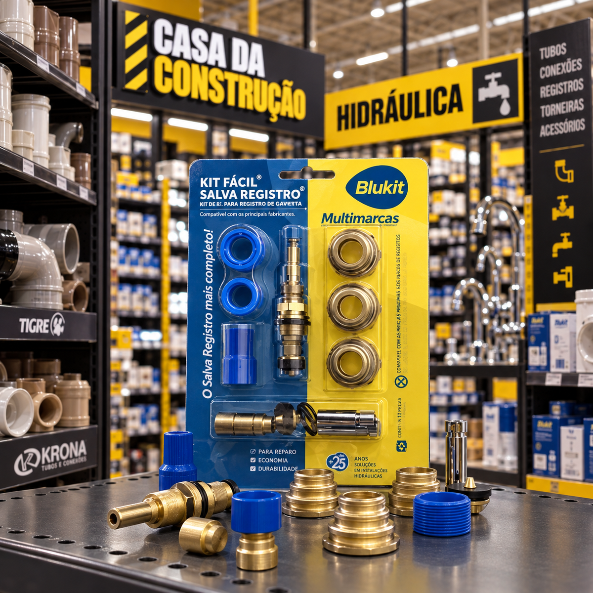 Kit Salva Registro 10 em 1 – Reparo Multimarcas para Registro