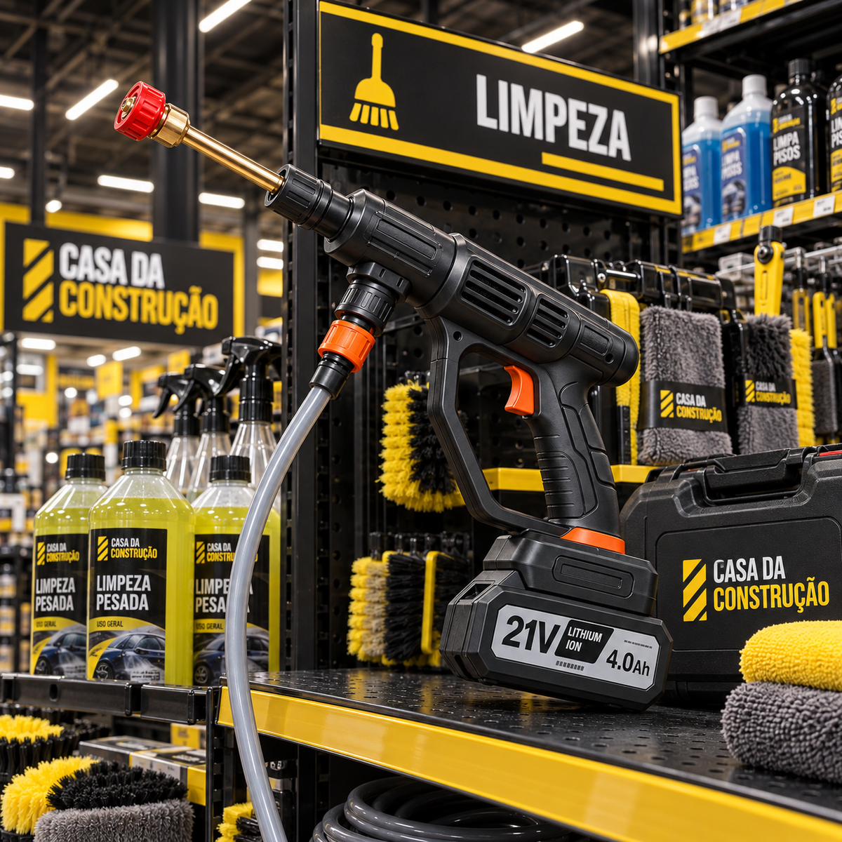 HydroForce™ TurboJet | Lavadora Portátil de Alta Pressão 3 em 1