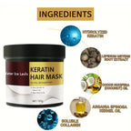 Magical Keratin Hair Mask 5 Seconds Fast Repair Damaged Frizzy Hair Soft Smooth Shiny Straightening Deep Moisturizing Hair Care