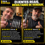 ScrewOut™ Pro 5X | Kit Extrator de Parafusos Quebrados, Espanados e Travado