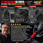 AutoLock™ Pro 72  Trava Antifurto para Volante e Cinto de Segurança