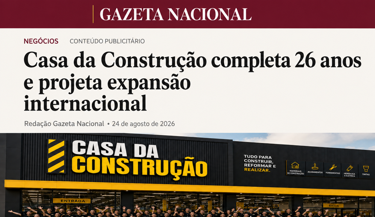 Casa da Construção completa 26 anos e projeta expansão internacional