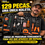 ToolMaster™ Pro 129 | Kit Completo de Ferramentas com Maleta — 129 Peças