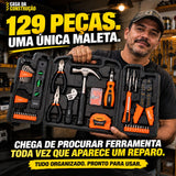 ToolMaster™ Pro 129 | Kit Completo de Ferramentas com Maleta — 129 Peças