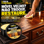 RestauraMax™ Pro 5X | Cera Restauradora e Revitalizadora de Superfícies