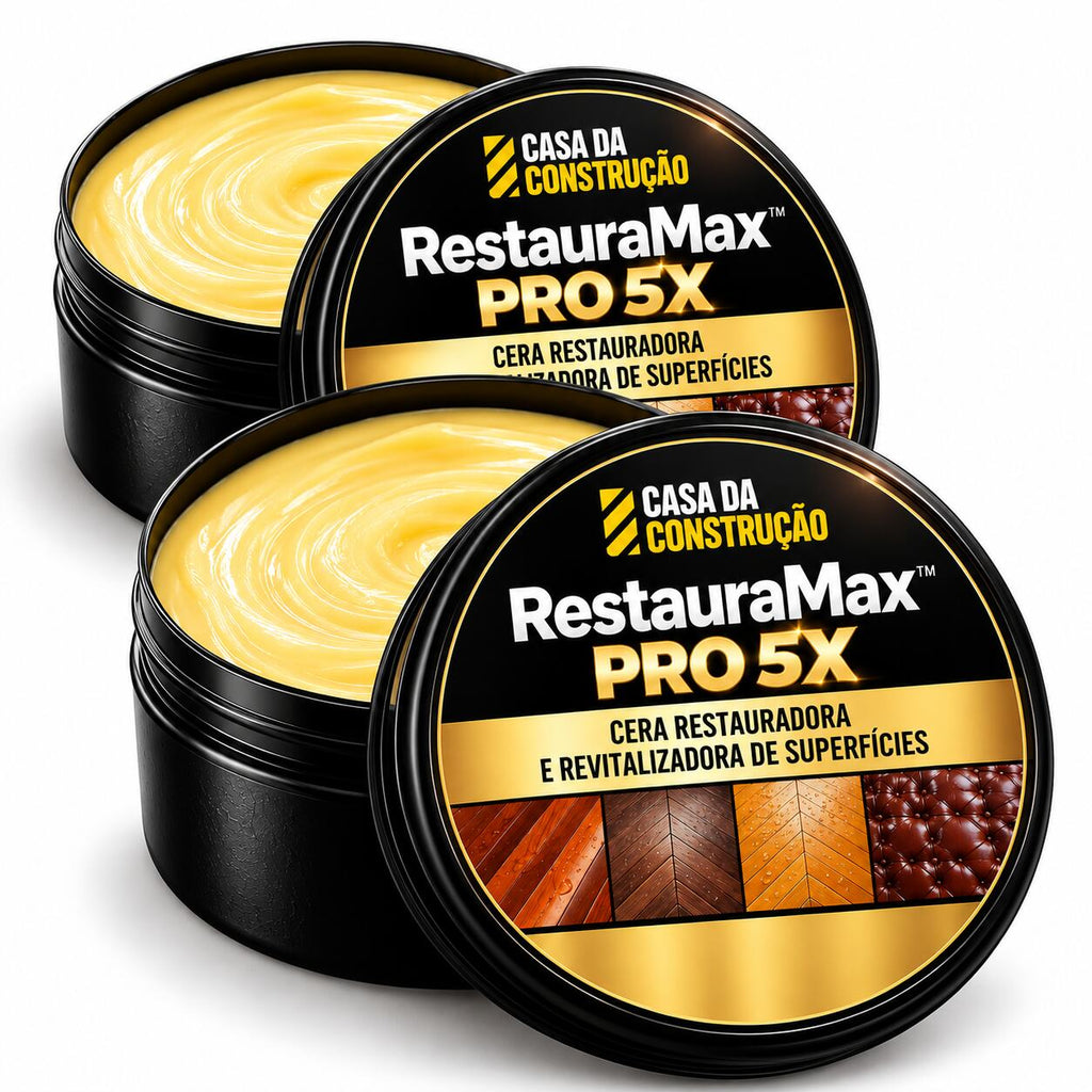 RestauraMax™ Pro 5X | Cera Restauradora e Revitalizadora de Superfícies