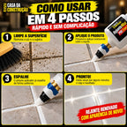 RejunteMax™ Pro 3 em 1 Renovador, Colorizador e Selante de Rejuntes