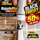 RejunteMax™ Pro 3 em 1 Renovador, Colorizador e Selante de Rejuntes