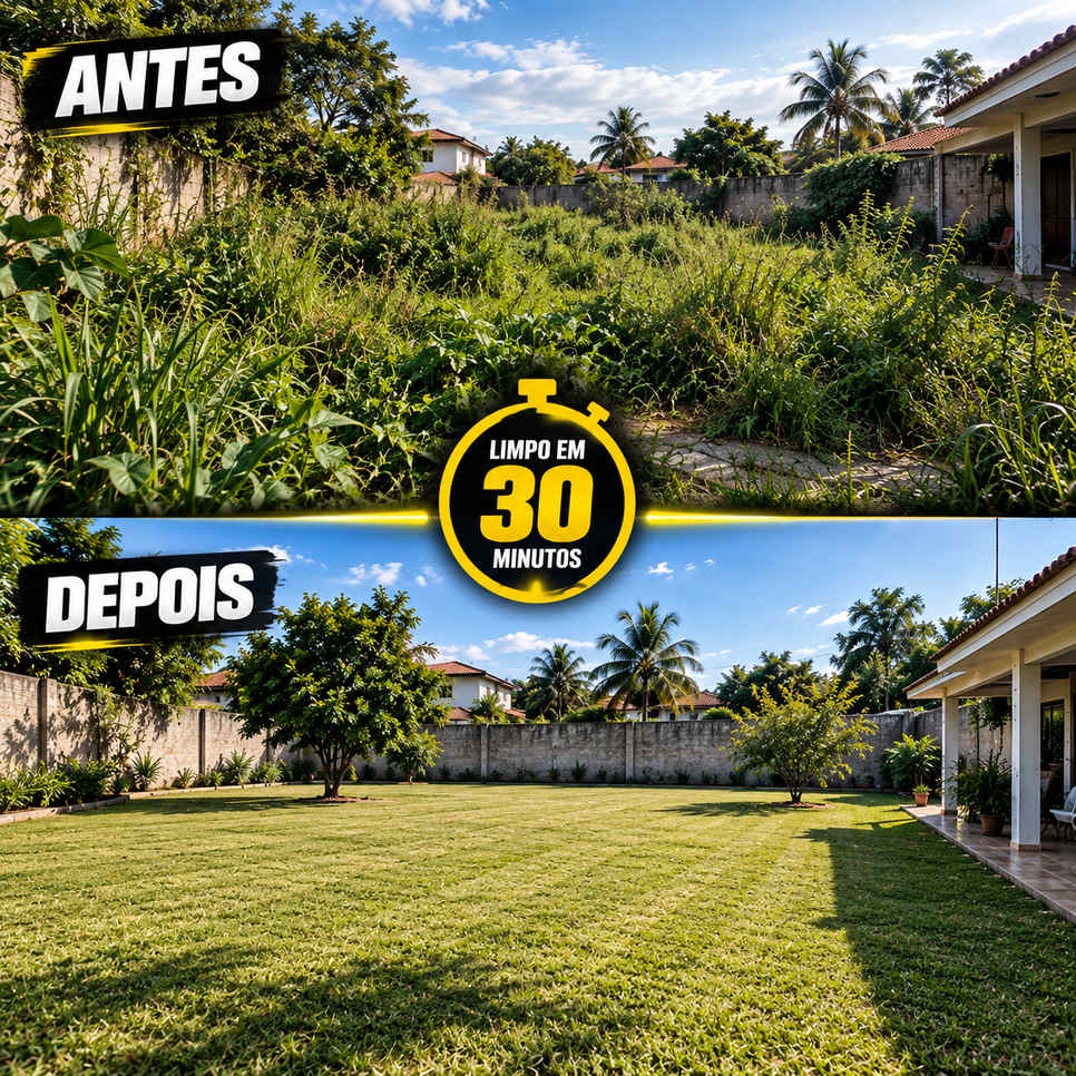 PowerCut™ Pro 48V Roçadeira Profissional Sem Fio 4 em 1