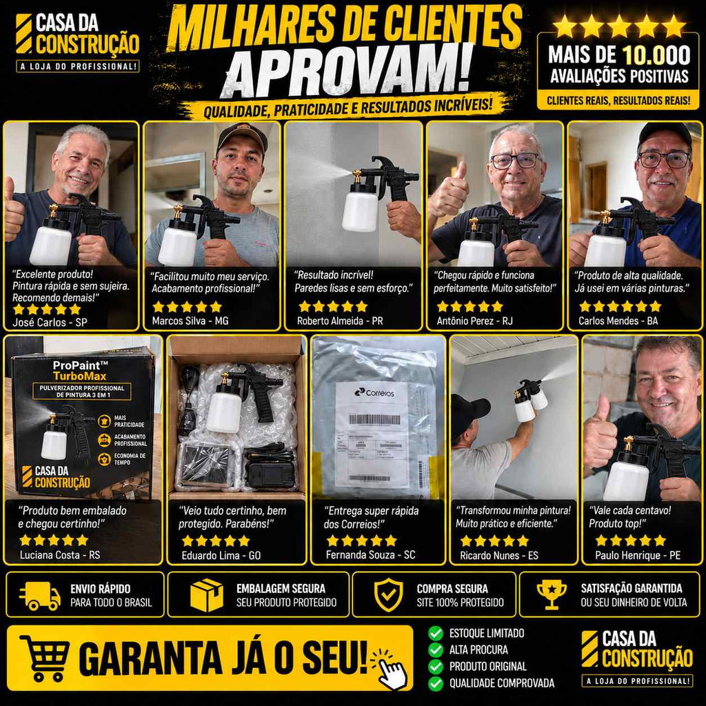 ProPaint™ TurboMax | Pulverizador Slim 3 em 1