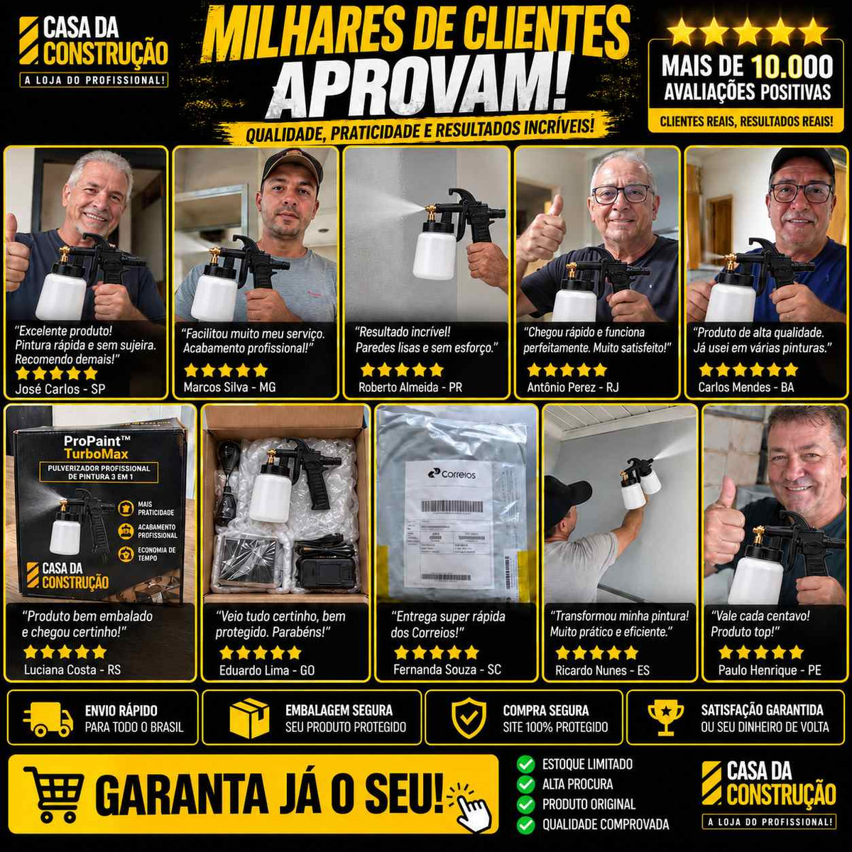 ProPaint™ TurboMax | Pulverizador Slim 3 em 1
