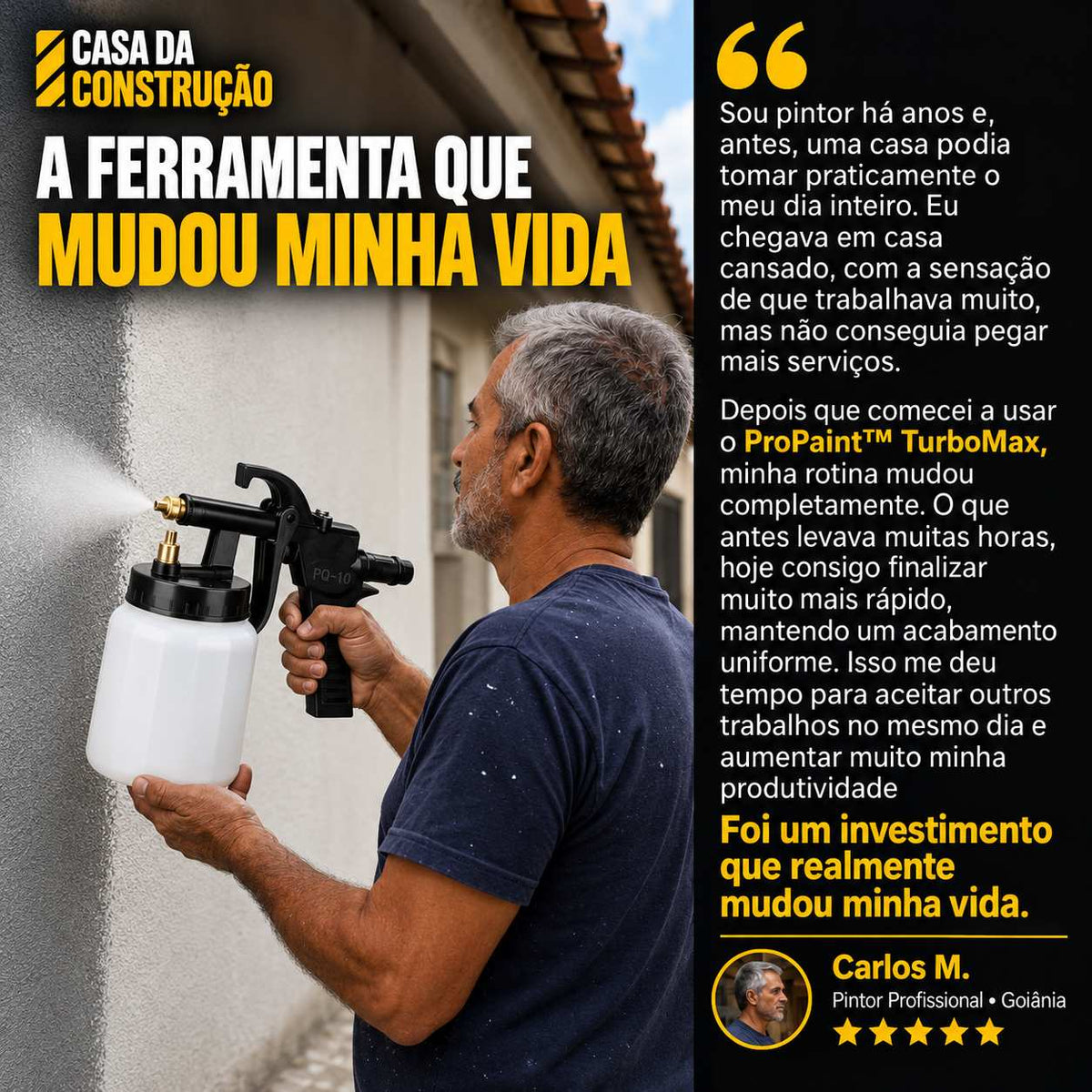 ProPaint™ TurboMax | Pulverizador Slim 3 em 1