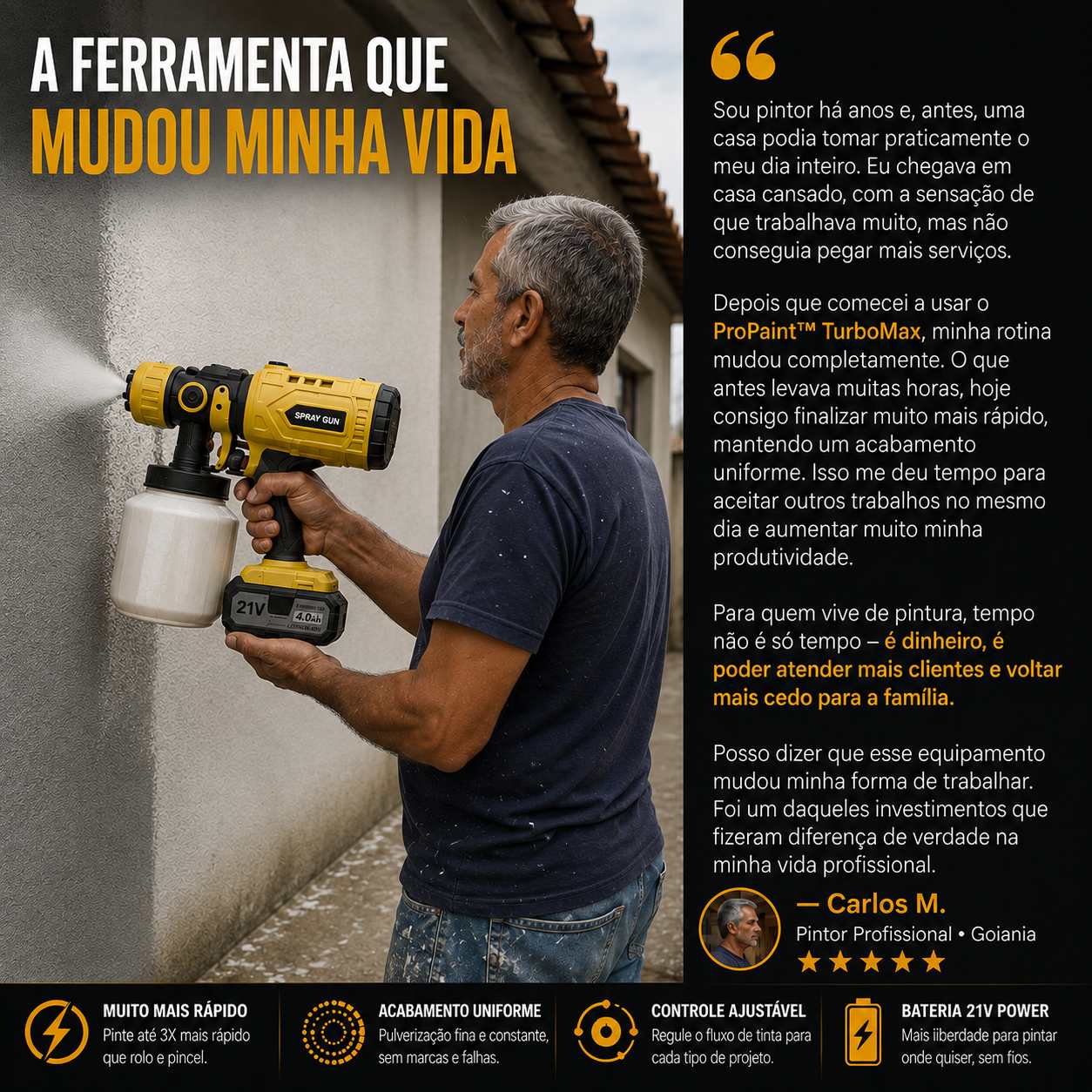 ProPaint™ TurboMax | Pulverizador Elétrico 3 em 1 (NEW)