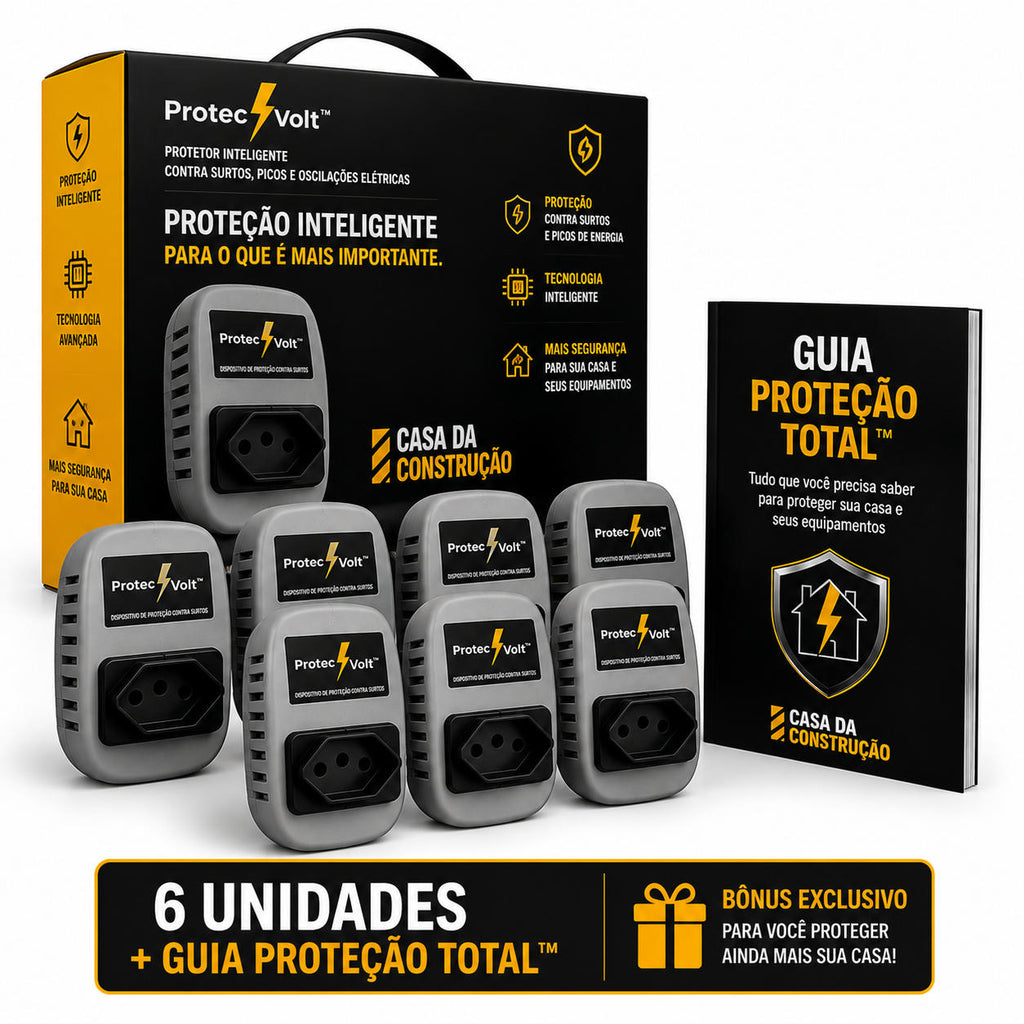ProtecVolt™ | Protetor Inteligente Contra Surtos, Picos de Energia e Oscilações Elétricas